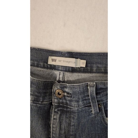 Levis 505 Straight leg women's denim jeans size 10 - Picture 3 of 15
